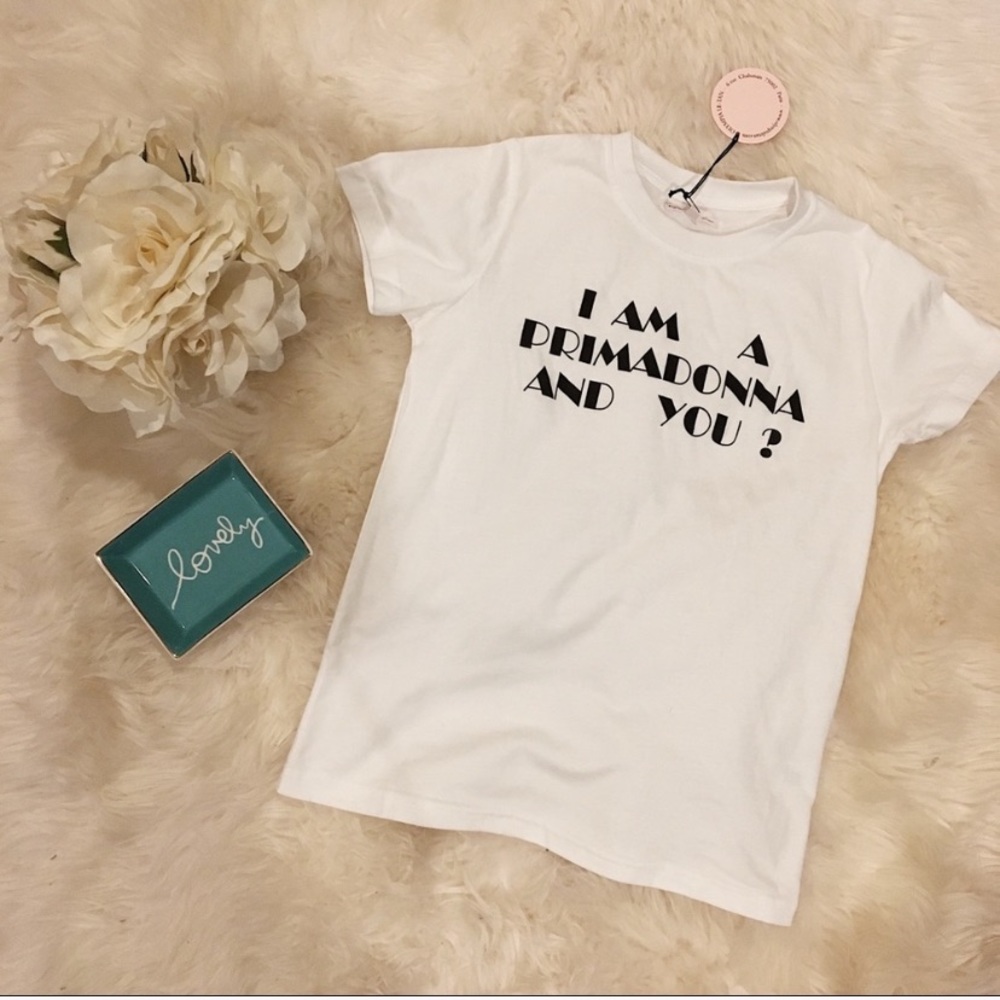 ISO: Olympia Le-Tan Primadonna Tee Shirt